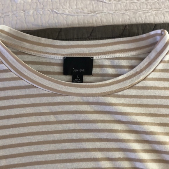 Stripped shirt with side tie - Picture 4 of 4